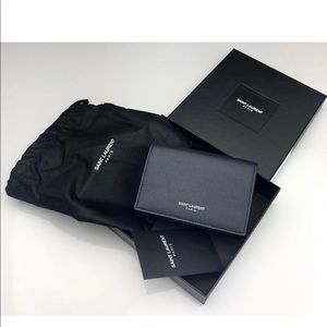 Saint Laurent Monogram Credit Card Case